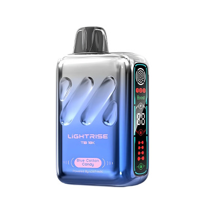 VAP POD DESCARTAVEL LIGHTRISE TB 18K 18000 PUFFS - BLUE COTTON CANDY