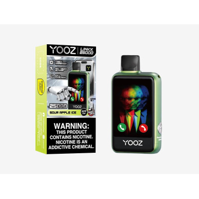 YOOZ BLUETHOOTH 25K SOUR APPLE ICE