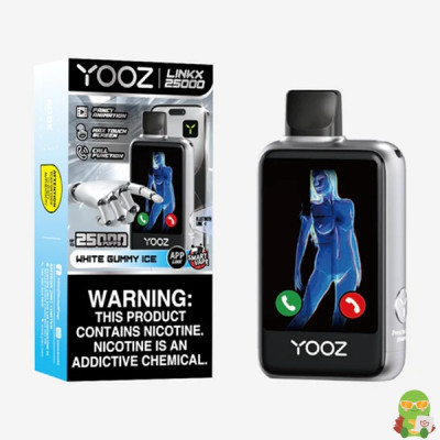 YOOZ BLUETHOOTH 25K WHITE GUMMY ICE