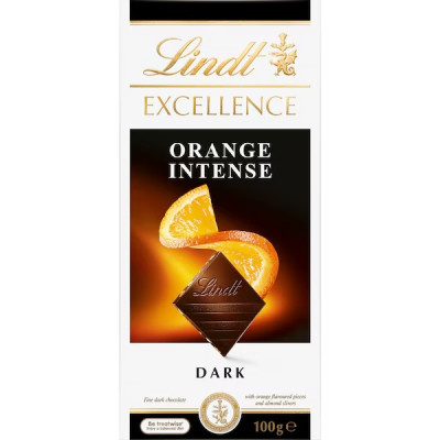 LIND CHOCOLATE EXELLENCE ORANGE 100G