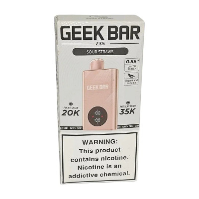 VAPER DESCARTAVEL GEEKBAR Z35 SOUR STTRAWS
