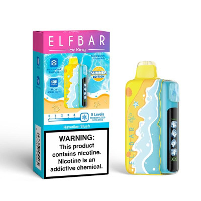 VAPER DESCARTAVEL ELFBAR ICE KING 40K SUMMER HAWAIIAN SLUSH 40000PUFF