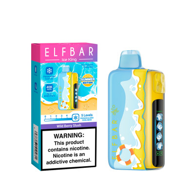 VAPER DESCARTAVEL ELFBAR ICE KING 40K SUMMER WILD BERRY SLUSH 40000PUF