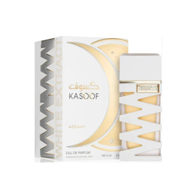 PERFUME ASDAAF KASOOF WHITE EXTRACT UNISEX EDP 100 ML
