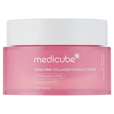 CREMA FACIAL MEDICUBE PDRN PINK COLLAGEN CAPSULE - 55GR