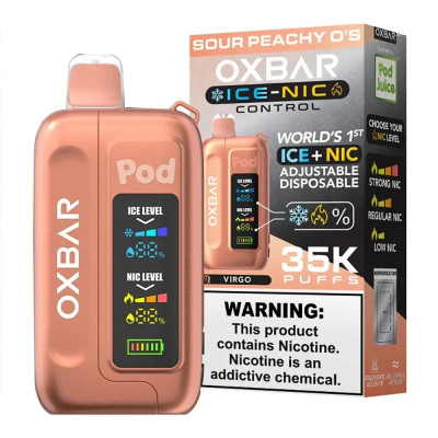 OXBAR 35K ICE NIC SOUR PEACH OïS