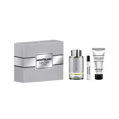 KIT PERFUME MONTBLANC EXPLORER PLATINUM EDP 100ML + 7,5ML + ALL-OVER S
