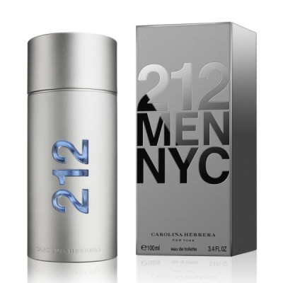 PERFUME CAROLINA HERRERA 212 EAU DE TOILETTE MASCULINO 100ML