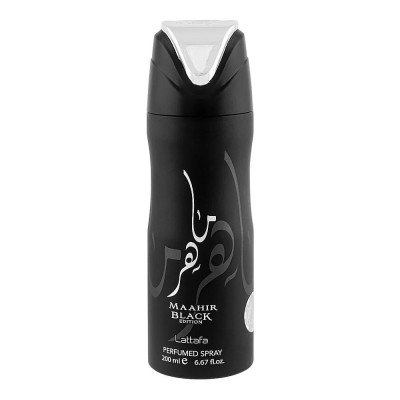 DESODORANTE LATTAFA SPRAY MAAHIR BLACK 200ML