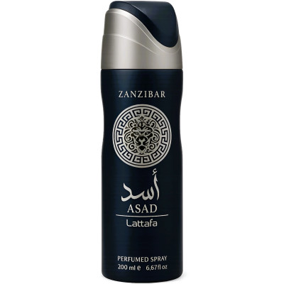 DESODORANTE SPRAY LATTAFA ASAD ZANZIBAR 200ML