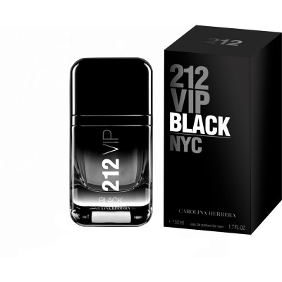 PERFUME CAROLINA HERRERA 212 VIP BLACK EAU DE PARFUM MASCULINO 50ML