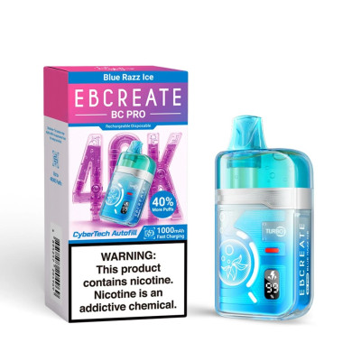 ELFBAR BC PRO 40K EBCREATE-BY BLUE RAZZ ICE