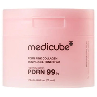 MEDICUBE PDRN PINK COLLAGEN GEL TONER PAD
