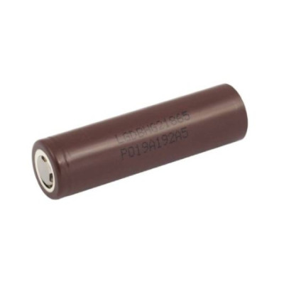 BATERIA RECARREGAVEL PARA VAPE LG 18650 HG2 3000MAH