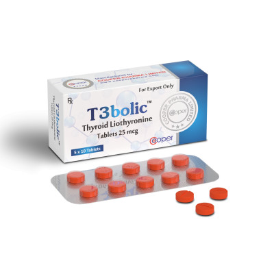 COOPER- PHARMA T3BOLIC 5X10 TABLETS