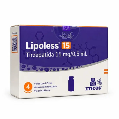 TIRZEPATIDE LIPOLESS 15MG 4 AMPOLA BRASIL