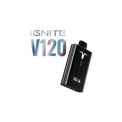 VAPER DESCART聽VEL IGNITE V120 BLACK MANGO CREAM 12000 PUFFS